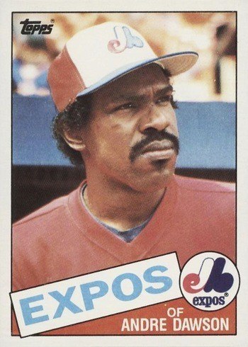 1985 Topps #420 Andre Dawson Baseball Card 1985 Topps #420 Andre Dawson Baseball Card