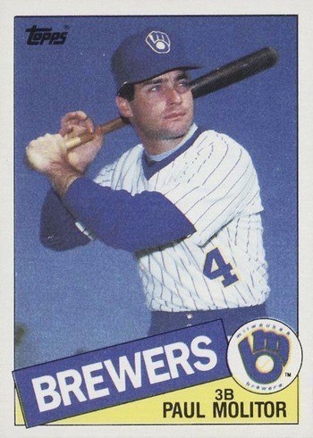1985 Topps #522 Paul Molitor Baseball Card