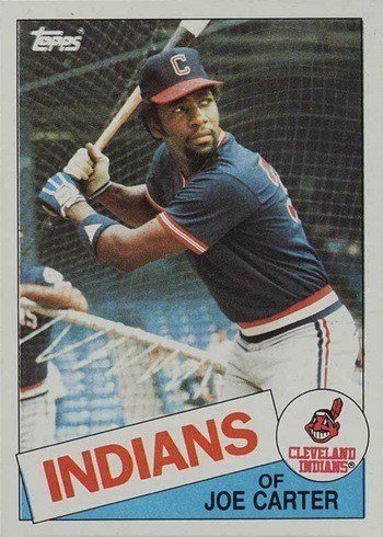 1985 Topps #694 Joe Carter Rookie Card