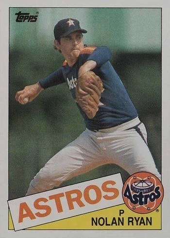 1985 Topps #760 Nolan Ryan Baseball Card 1985 Topps #760 Nolan Ryan Baseball Card