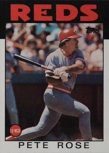 1986 Topps #1 Pete Rose Baseball Card
