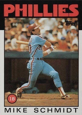 1986 Topps #200 Mike Schmidt Baseball Card