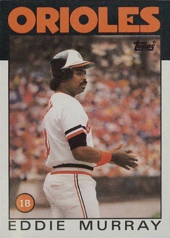 1986 Topps #30 Eddie Murray Baseball Card