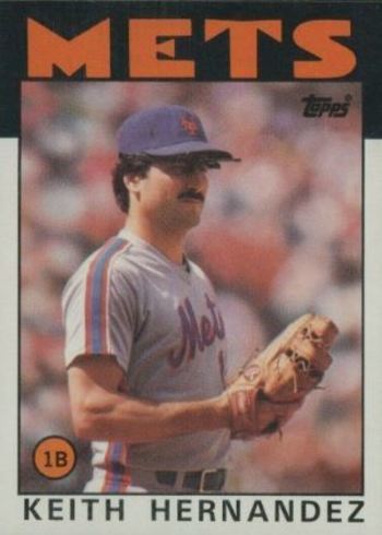 1986 Topps #520 Keith Hernandez Baseball Card
