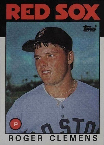 1986 Topps #661 Roger Clemens Baseball Card 1986 Topps #661 Roger Clemens Baseball Card