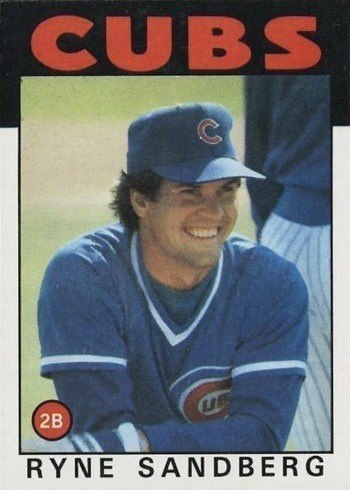 1986 Topps #690 Ryne Sandberg Baseball Card
