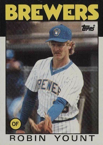 1986 Topps #780 Robin Yount Baseball Card