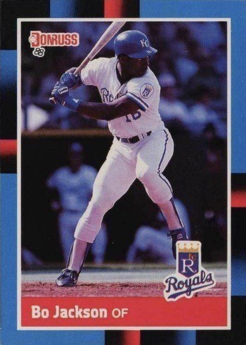 1988 Donruss #220 Bo Jackson Baseball Card 1988 Donruss #220 Bo Jackson Baseball Card