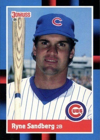 1988 Donruss #242 Ryne Sandberg Baseball Card 1988 Donruss #242 Ryne Sandberg Baseball Card
