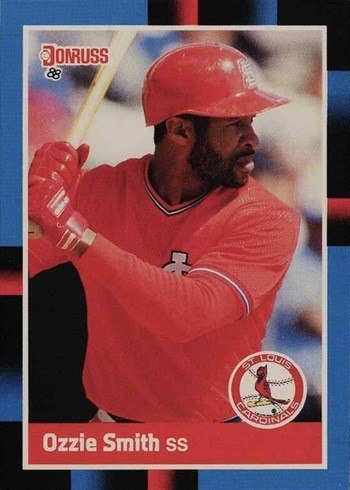 1988 Donruss #263 Ozzie Smith Baseball Card 1988 Donruss #263 Ozzie Smith Baseball Card