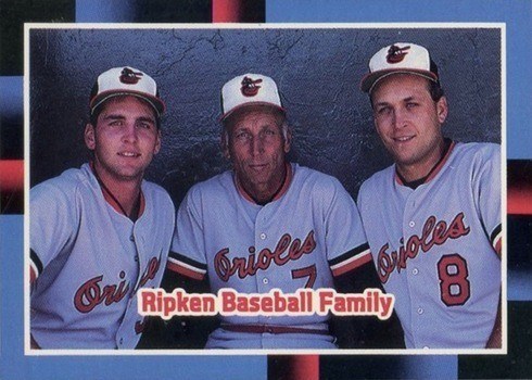 1988 Donruss #625 Ripken Family Baseball Card