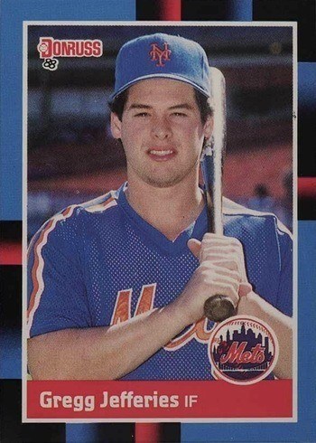 1988 Donruss #657 Gregg Jefferies Rookie Card