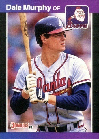 1989 Donruss #104 Dale Murphy Baseball Card