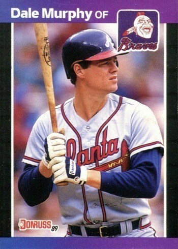 1989 Donruss #104 Dale Murphy Baseball Card 1989 Donruss #104 Dale Murphy Baseball Card