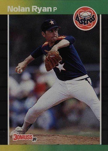 1989 Donruss #154 Nolan Ryan Baseball Card 1989 Donruss #154 Nolan Ryan Baseball Card