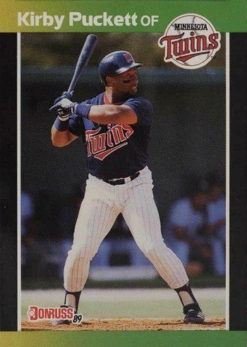 1989 Donruss #182 Kirby Puckett Baseball Card
