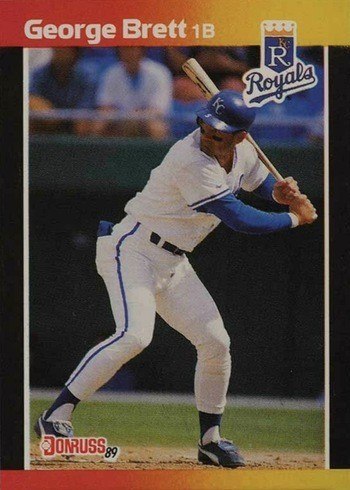1989 Donruss #204 George Brett Baseball Card 1989 Donruss #204 George Brett Baseball Card