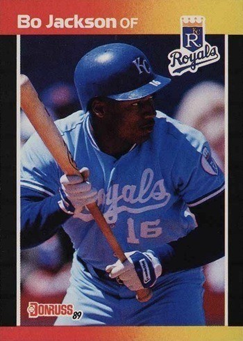 1989 Donruss #208 Bo Jackson Baseball Card 1989 Donruss #208 Bo Jackson Baseball Card