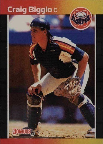 1989 Donruss #561 Craig Biggio Rookie Card 1989 Donruss #561 Craig Biggio Rookie Card
