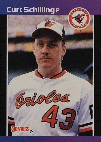 1989 Donruss #635 Curt Schilling Rookie Card