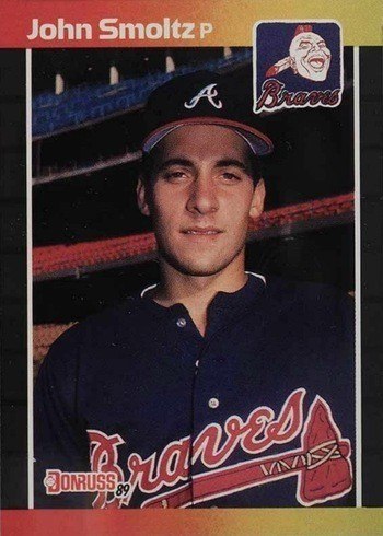 1989 Donruss #642 John Smoltz Rookie Card 1989 Donruss #642 John Smoltz Rookie Card