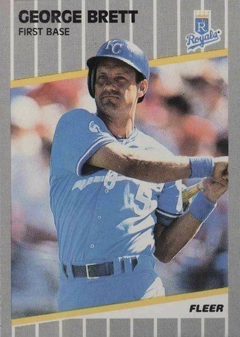 1989 Fleer #277 George Brett Baseball Card
