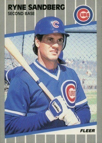 1989 Fleer #437 Ryne Sandberg Baseball Card 1989 Fleer #437 Ryne Sandberg Baseball Card