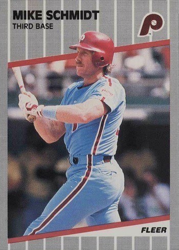 1989 Fleer #582 Mike Schmidt Baseball Card
