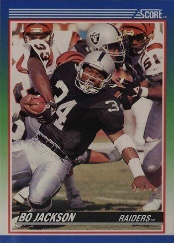 1990 Score #10 Bo Jackson Football Card