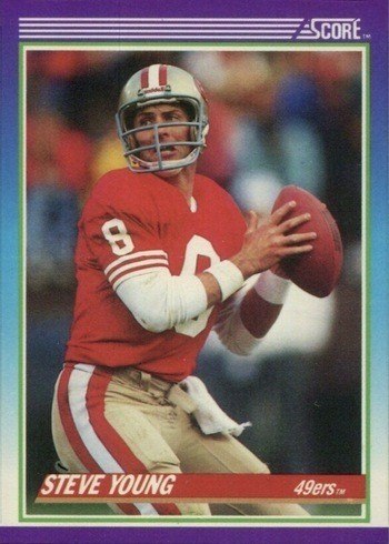 1990 Score #145 Steve Young Football Card