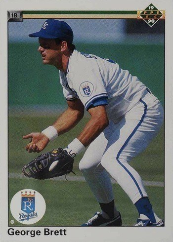 1990 Upper Deck #124 George Brett Baseball Card 1990 Upper Deck #124 George Brett Baseball Card