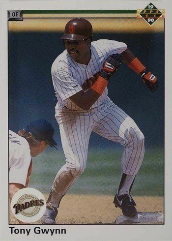 1990 Upper Deck #344 Tony Gwynn Baseball Card 1990 Upper Deck #344 Tony Gwynn Baseball Card