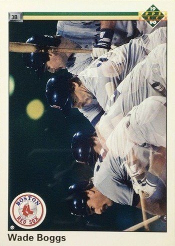 1990 Upper Deck #555 Wade Boggs Baseball Card 1990 Upper Deck #555 Wade Boggs Baseball Card