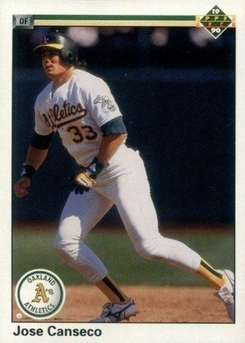 1990 Upper Deck #66 Jose Canseco Baseball Card 1990 Upper Deck #66 Jose Canseco Baseball Card