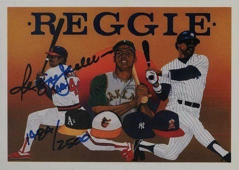1990 Upper Deck Reggie Jackson Autographed Baseball Card