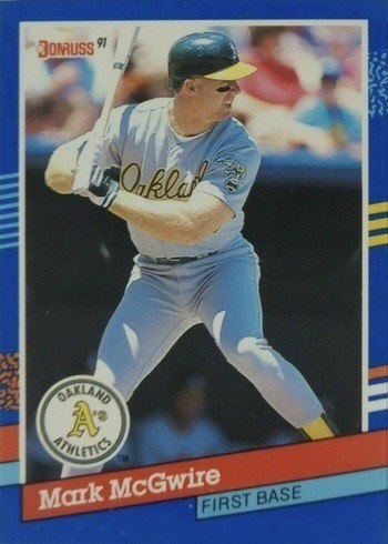 1991 Donruss #105 Mark McGwire Baseball Card