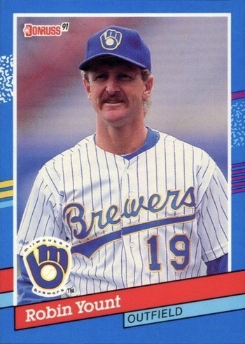 1991 Donruss #272 Robin Yount Baseball Card 1991 Donruss #272 Robin Yount Baseball Card