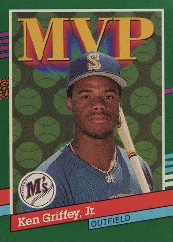 1991 Donruss #392 Ken Griffey Jr. MVP Baseball Card 1991 Donruss #392 Ken Griffey Jr. MVP Baseball Card