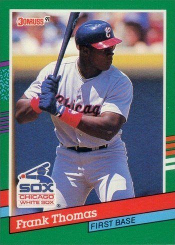 1991 Donruss #477 Frank Thomas Baseball Card