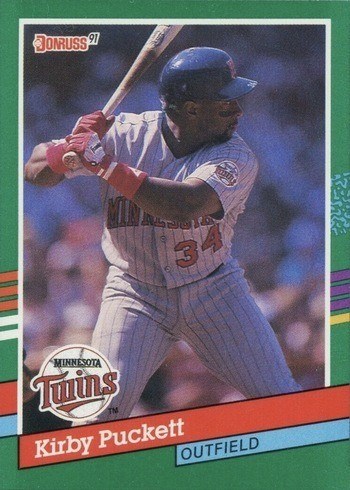 1991 Donruss #490 Kirby Puckett Baseball Card
