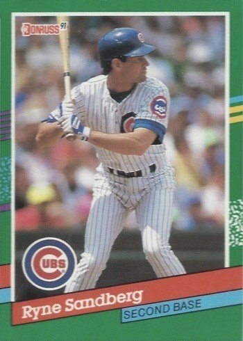 1991 Donruss #504 Ryne Sandberg Baseball Card 1991 Donruss #504 Ryne Sandberg Baseball Card