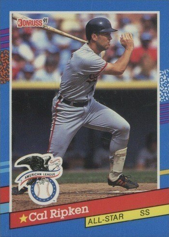 1991 Donruss #52 Cal Ripken Jr. All-Star Baseball Card