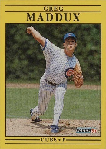 1991 Fleer #426 Greg Maddux Baseball Card