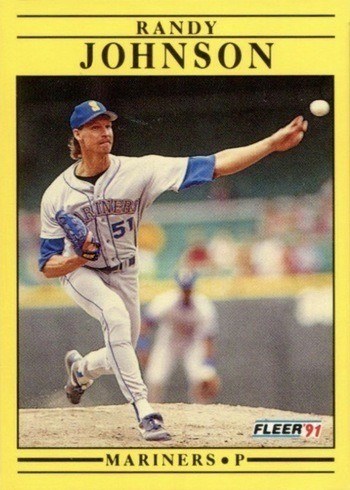 1991 Fleer #455 Randy Johnson Baseball Card