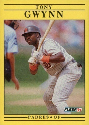 1991 Fleer #529 Tony Gwynn Baseball Card