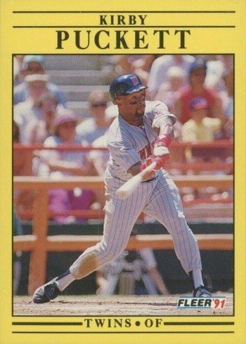 1991 Fleer #623 Kirby Puckett Baseball Card