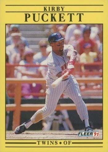 1991 Fleer #623 Kirby Puckett Baseball Card 1991 Fleer #623 Kirby Puckett Baseball Card