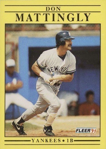 1991 Fleer #673 Don Mattingly Baseball Card
