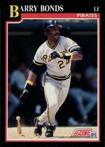 1991 Score #330 Barry Bonds Baseball Card