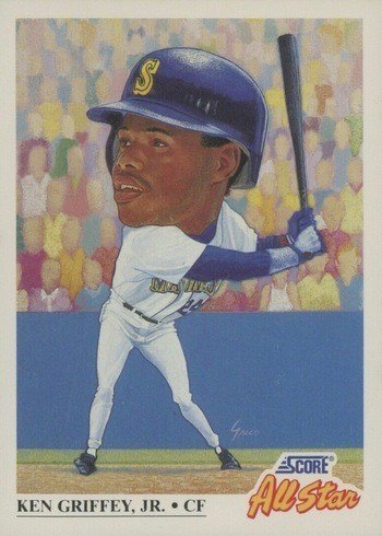 1991 Score #396 Ken Griffey Jr. All-Star Baseball Card